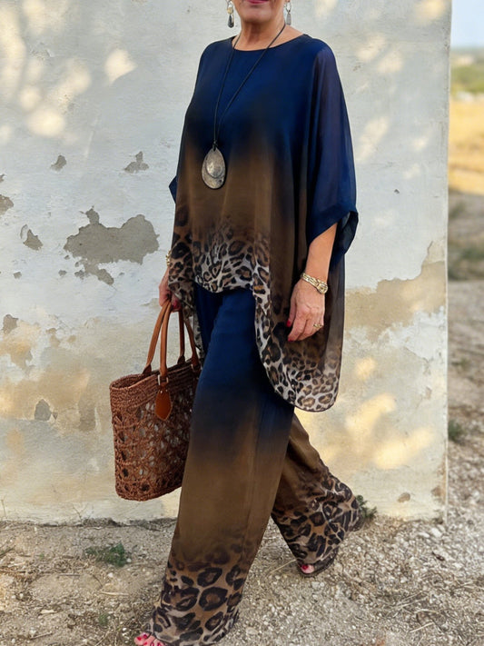 Ensemble Leopard Décontracté