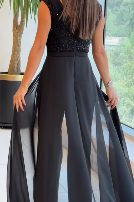 Robe Strass Noir