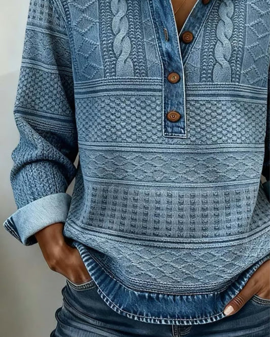 Robe en Denim Printemps