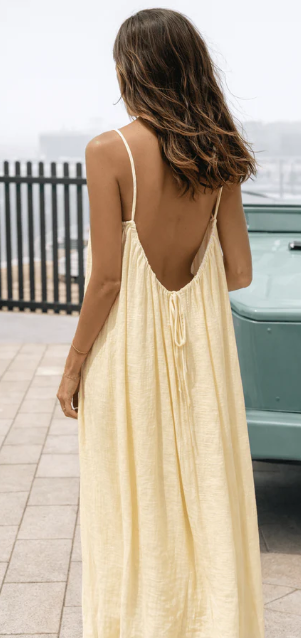 Robe Longue Dos Nu
