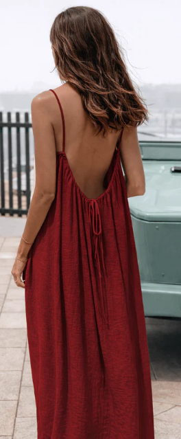 Robe Longue Dos Nu
