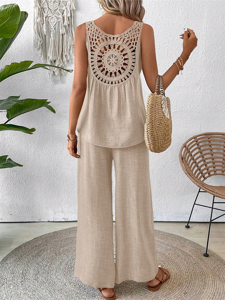 Ensemble Klaren en Coton misto Lin