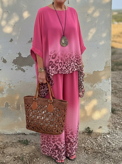 Ensemble Leopard Décontracté