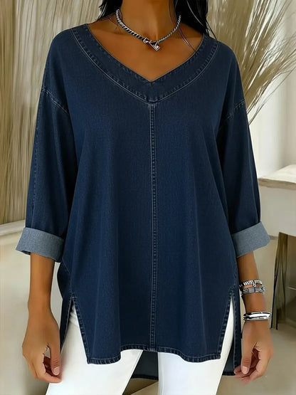 Maille en Denim Décontracté