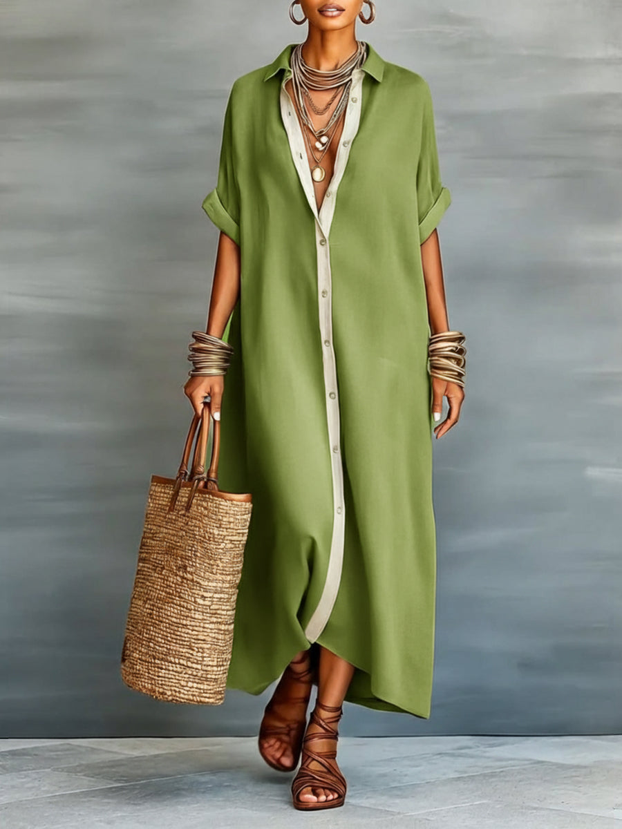 Robe Priscilla en Lin