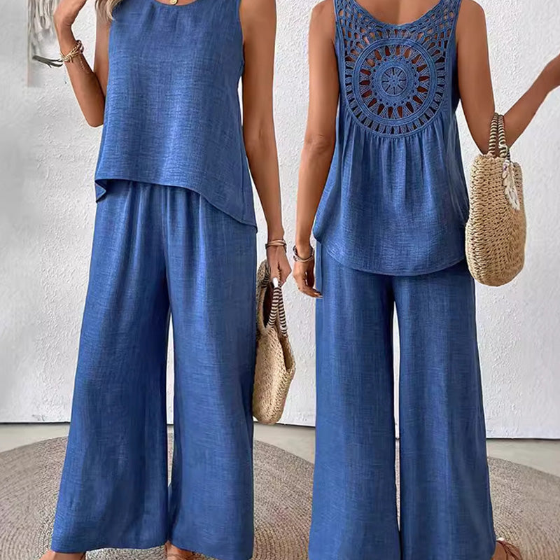 Ensemble Klaren en Coton misto Lin