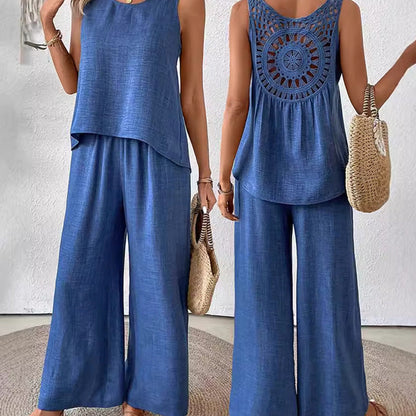 Ensemble Klaren en Coton misto Lin