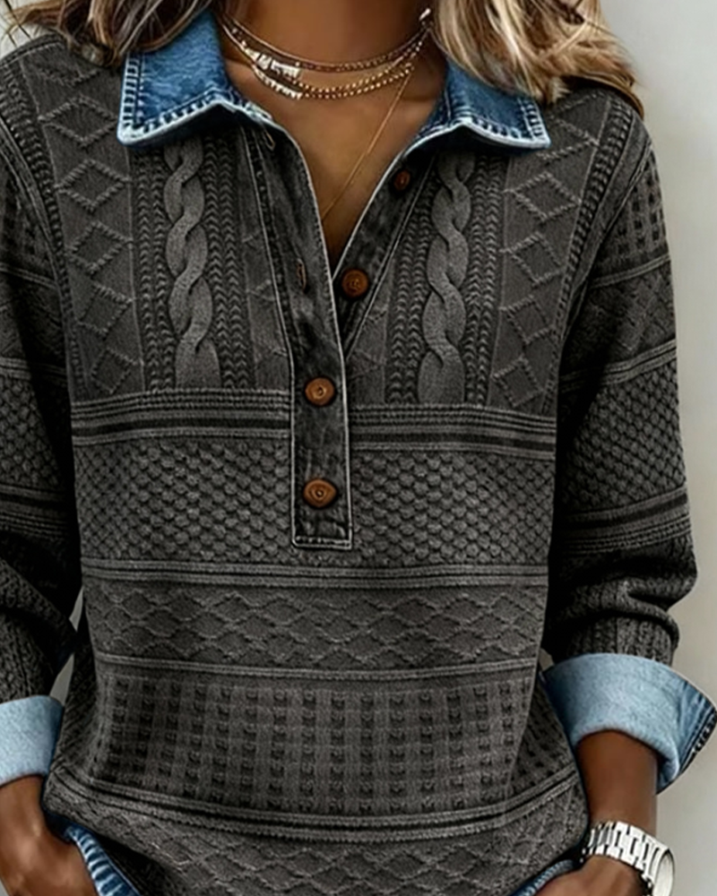 Robe en Denim Printemps