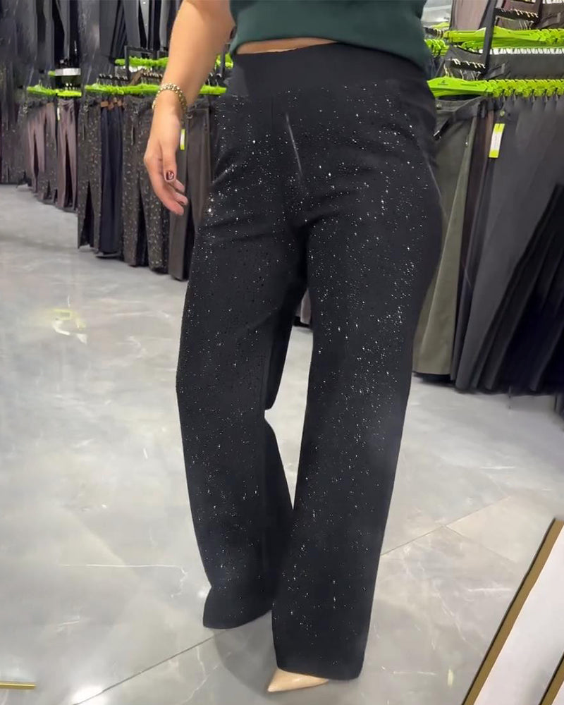 Pantalon Élégant Scintillant Urbain