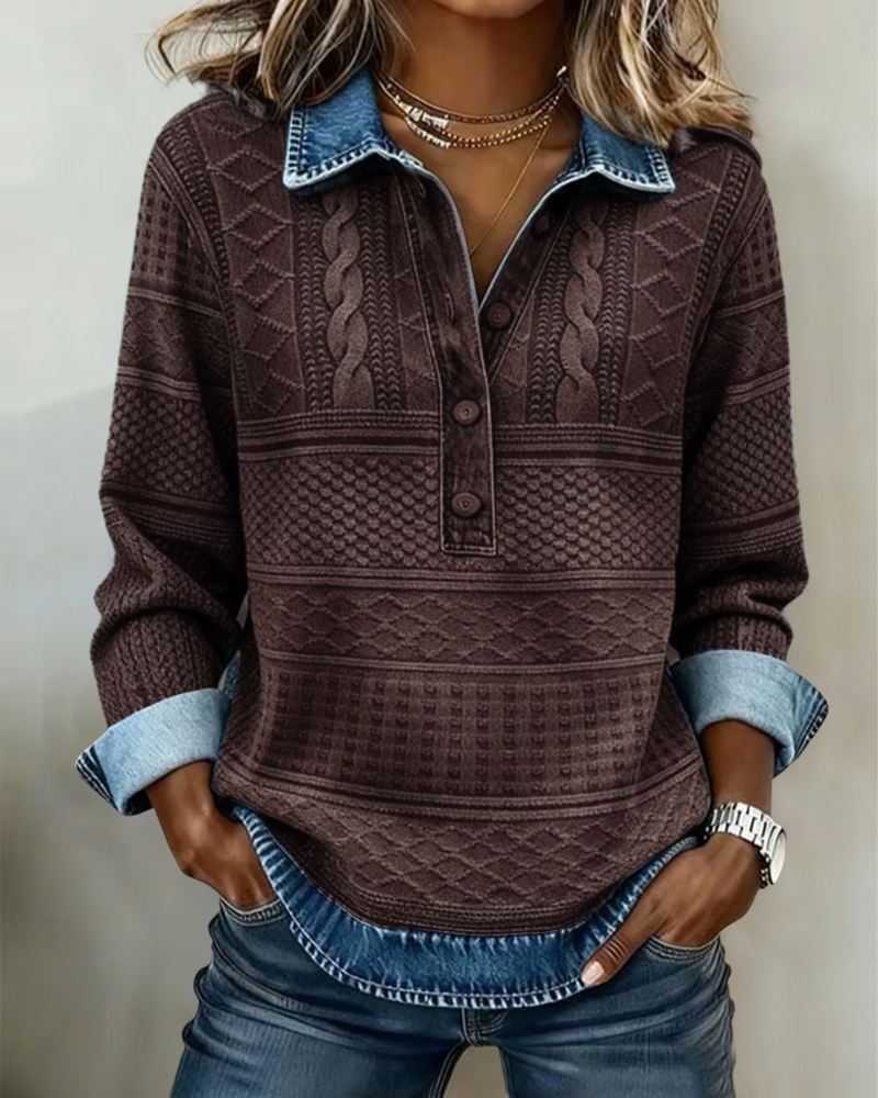 Robe en Denim Printemps