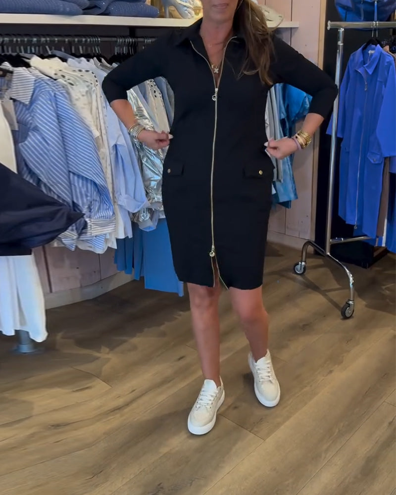Robe Emeline Col et zip
