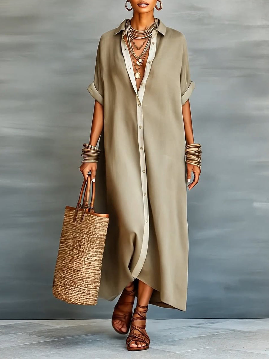 Robe Priscilla en Lin