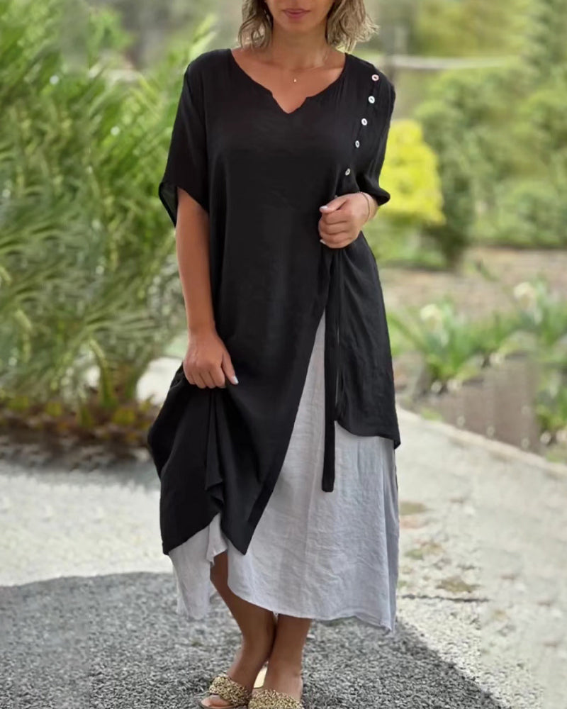 Robe Zaira avec Boutons