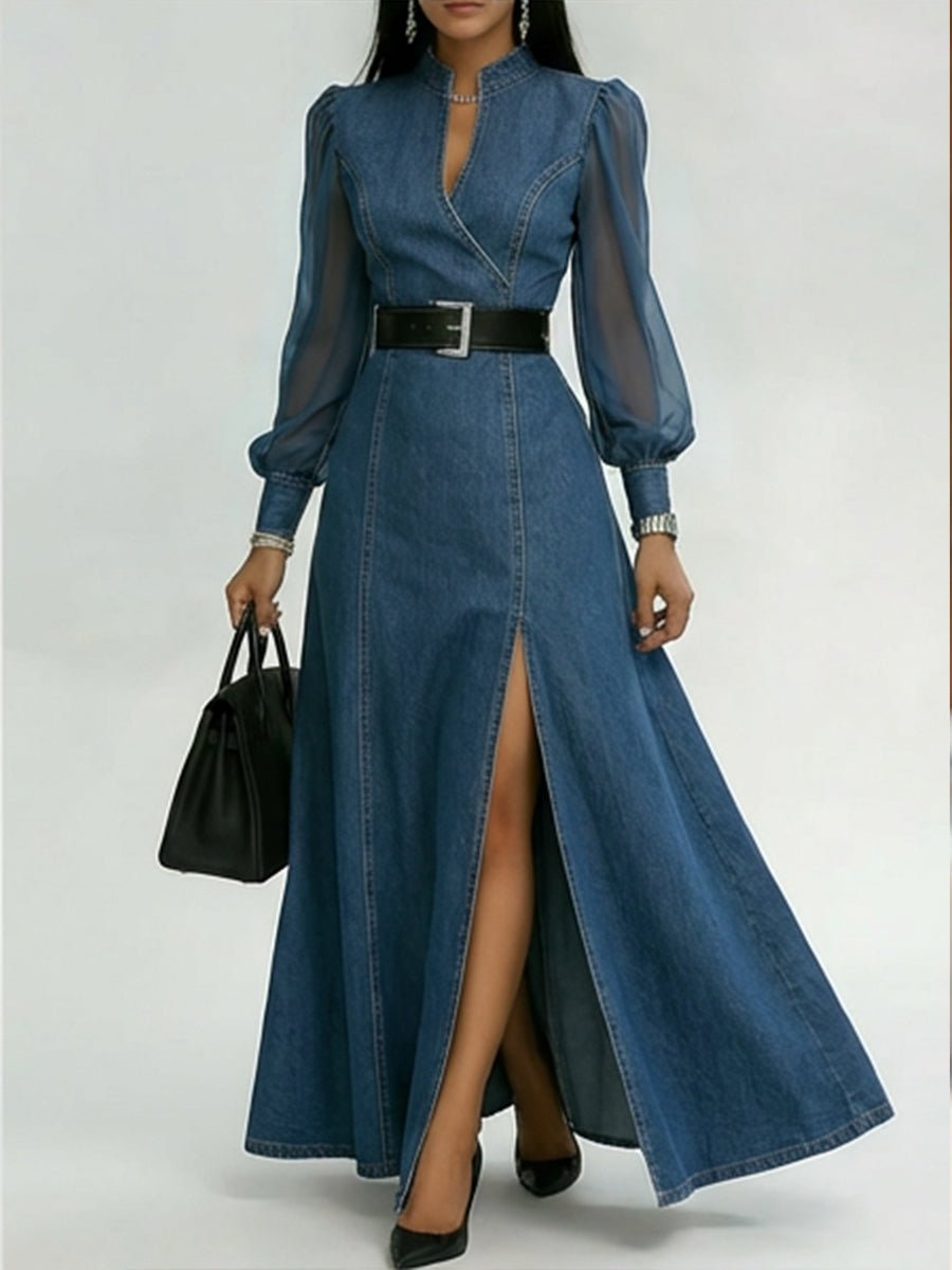 Robe En Denim Lulù