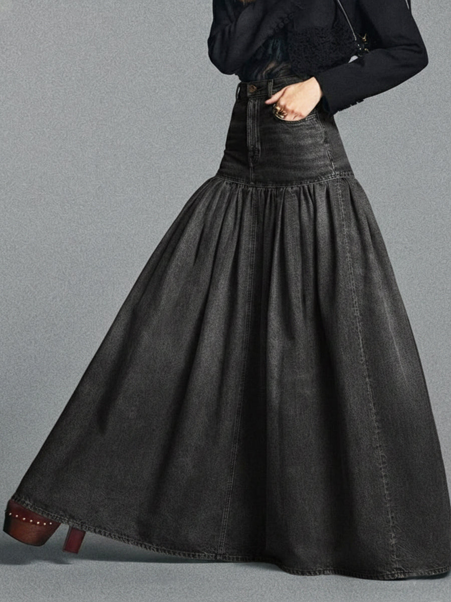 Jupe Denim Maxi