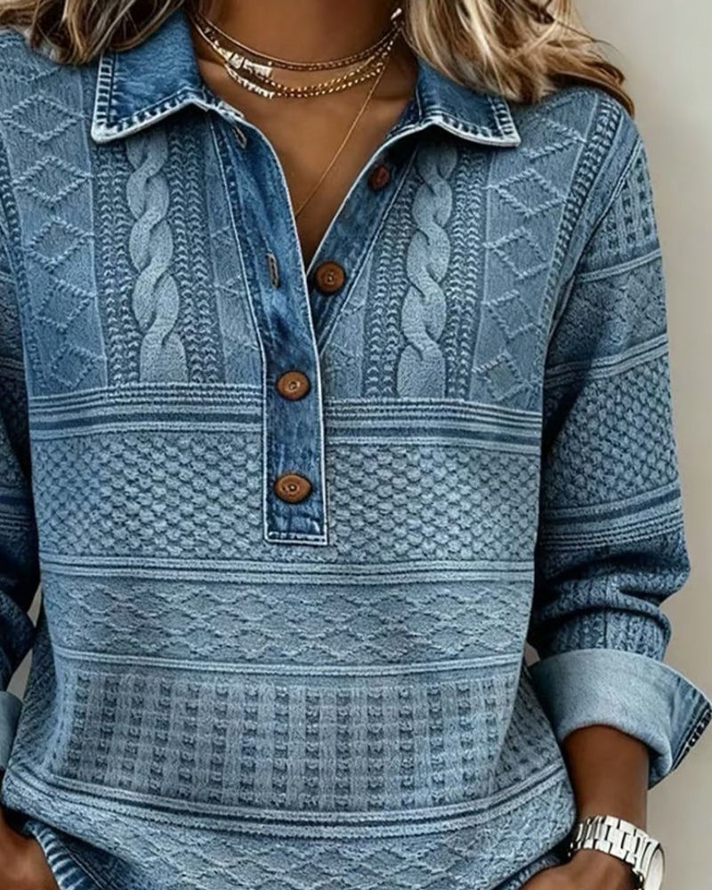 Robe en Denim Printemps
