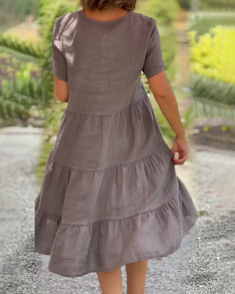 Robe Serena en Coton et Lin