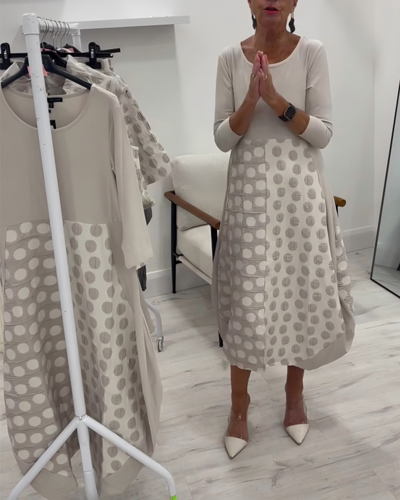 Robe Siria avec pois