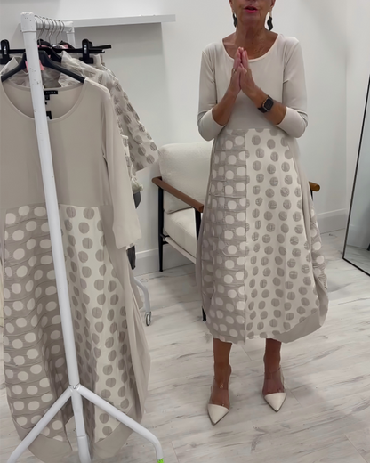 Robe Siria avec pois