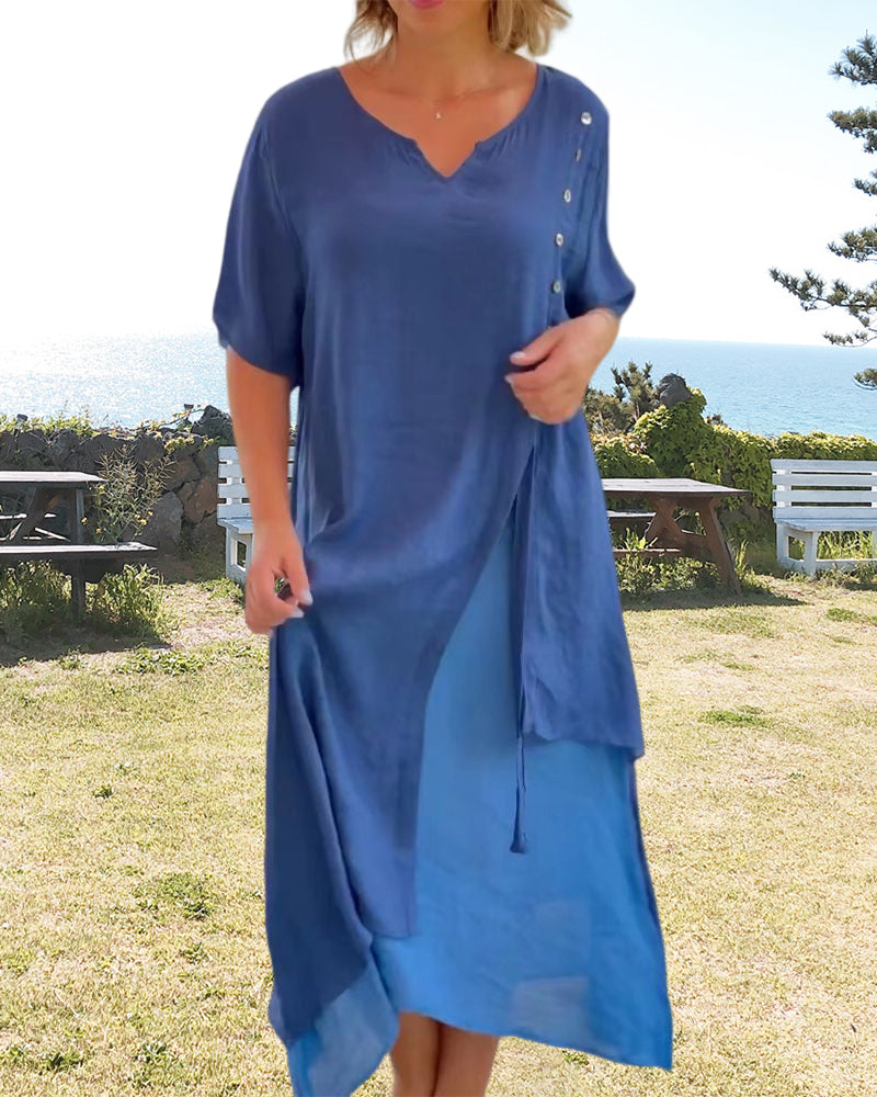 Robe Zaira avec Boutons