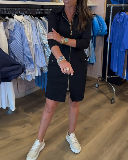 Robe Emeline Col et zip