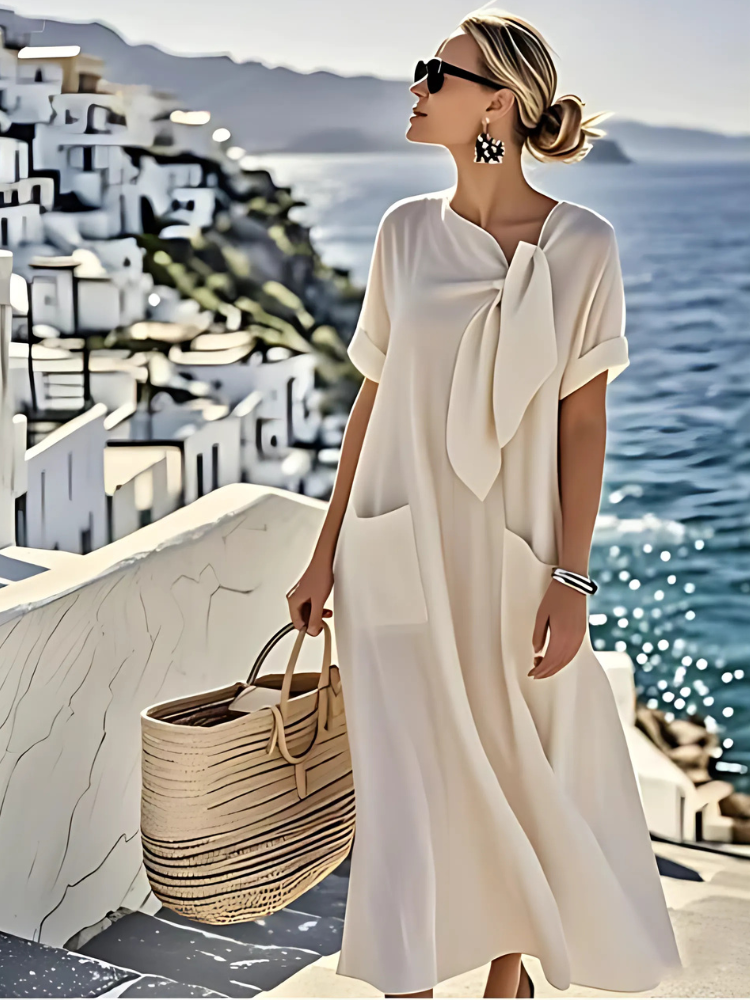 Robe Ella Élégant avec Poches