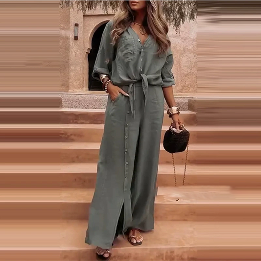 Robe Gemma en Coton Élastique
