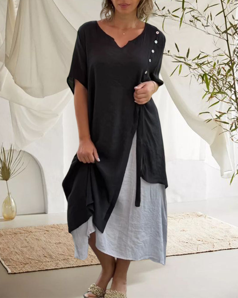 Robe Zaira avec Boutons