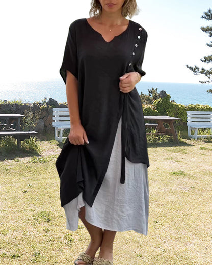 Robe Zaira avec Boutons