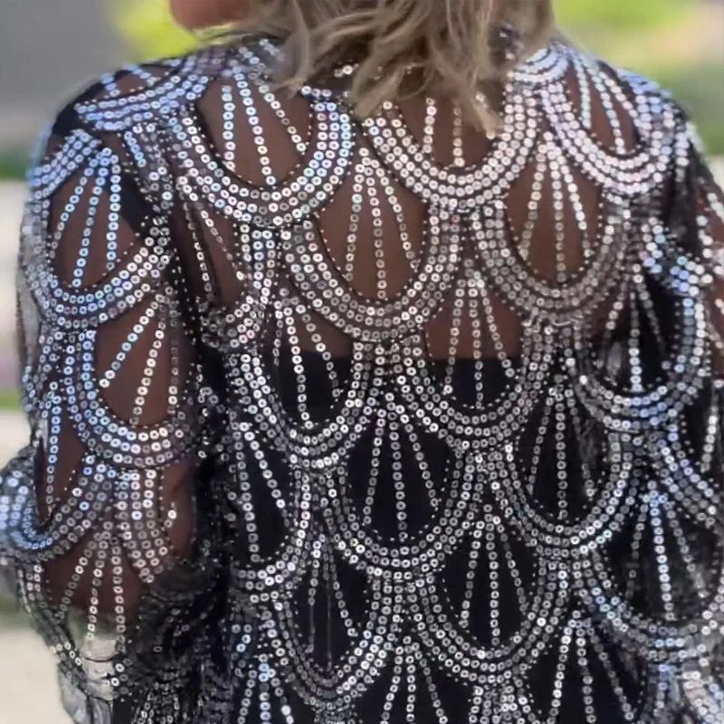 Cape Brillant avec Robe en Cadeau