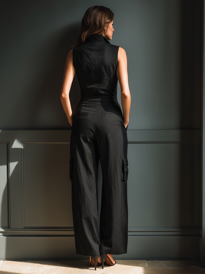 Combinaison Cargo Noir