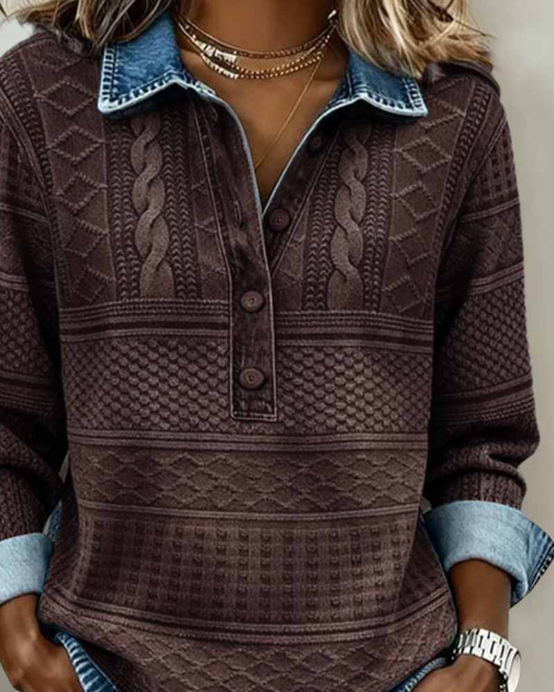 Robe en Denim Printemps