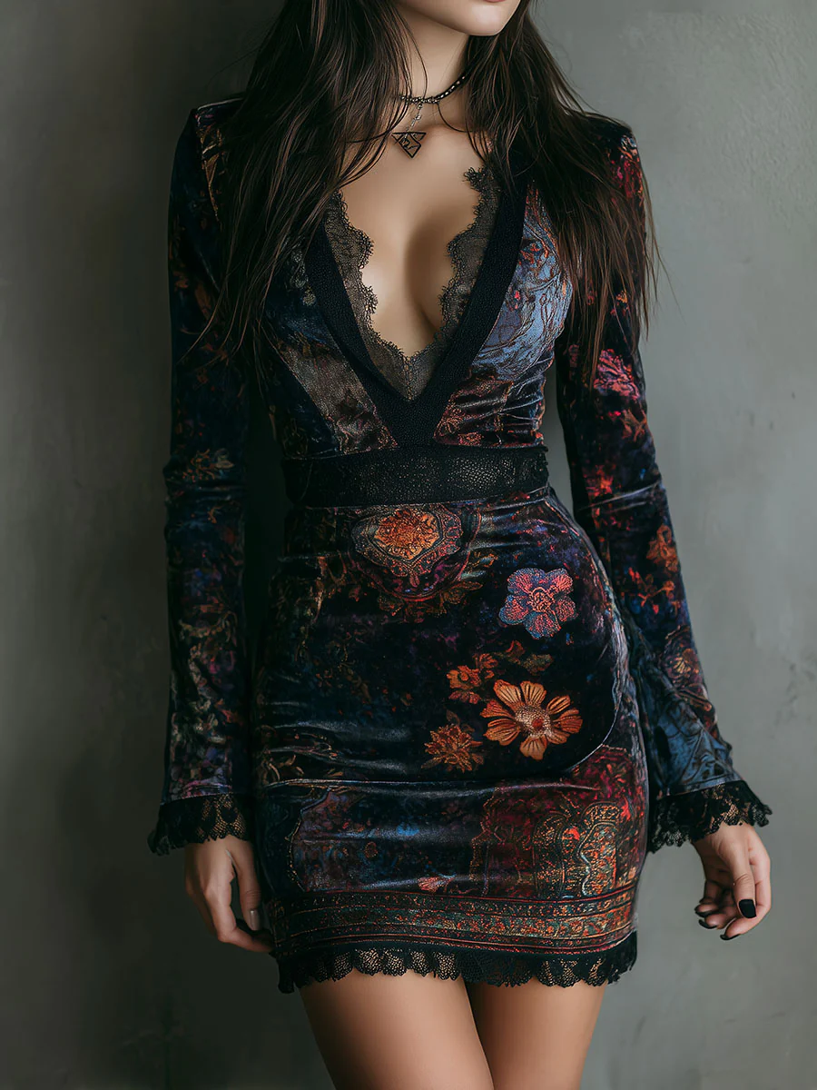 Mini Robe Velours