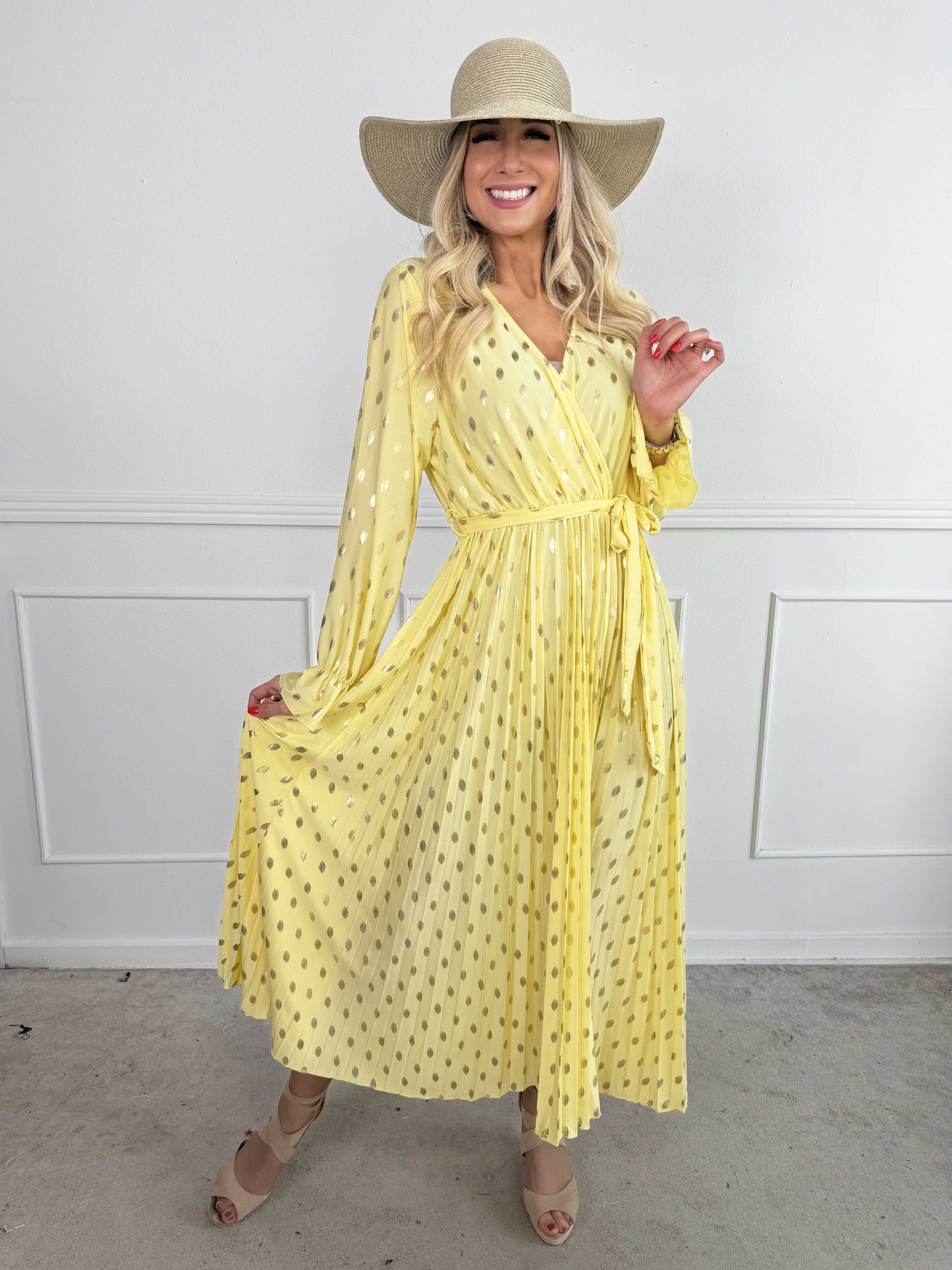 Robe Goldie + ceinture en taille en Cadeau