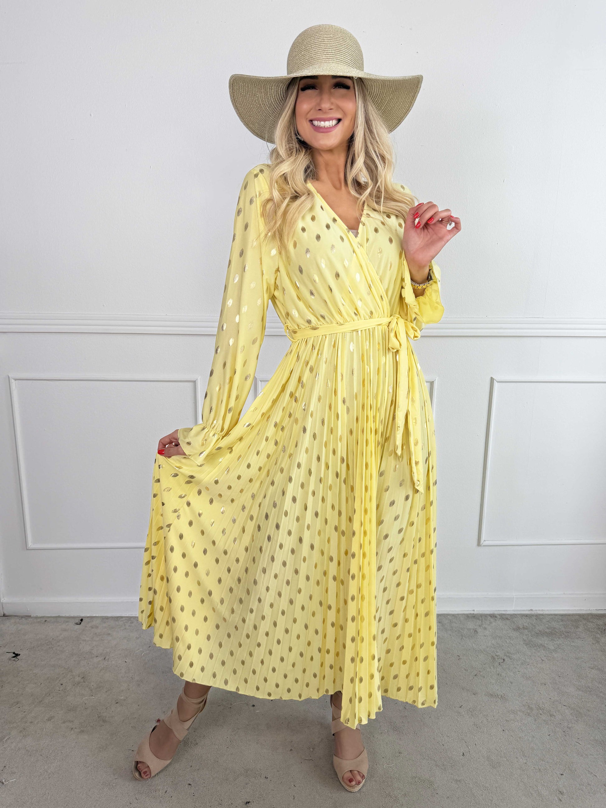 Robe Goldie + ceinture en taille en Cadeau