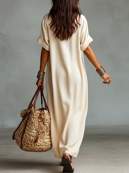 Robe Mira En Coton et Lin