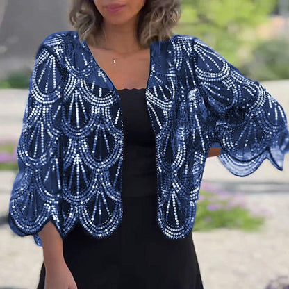 Cape Brillant avec Robe en Cadeau