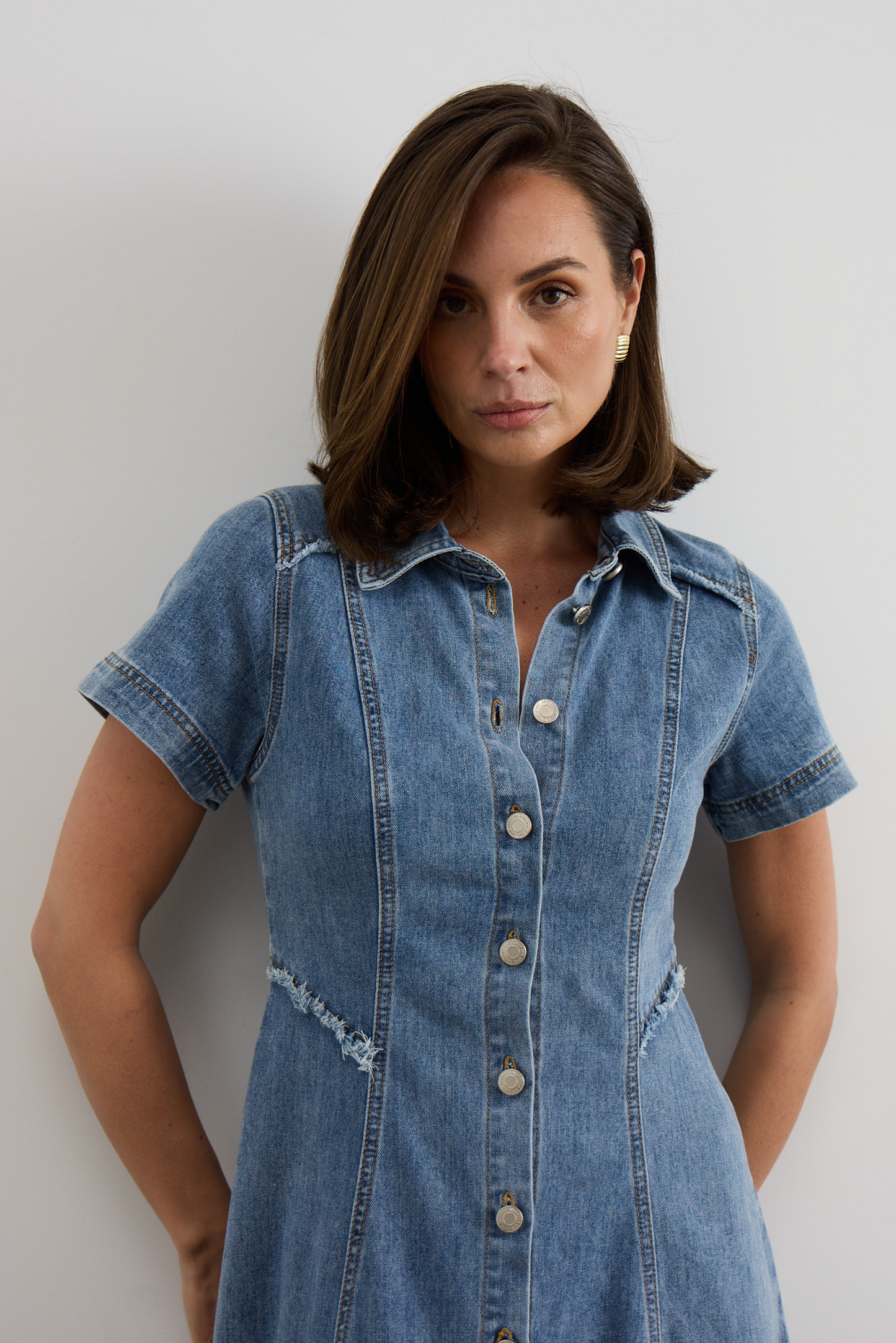 Robe En Denim Lola