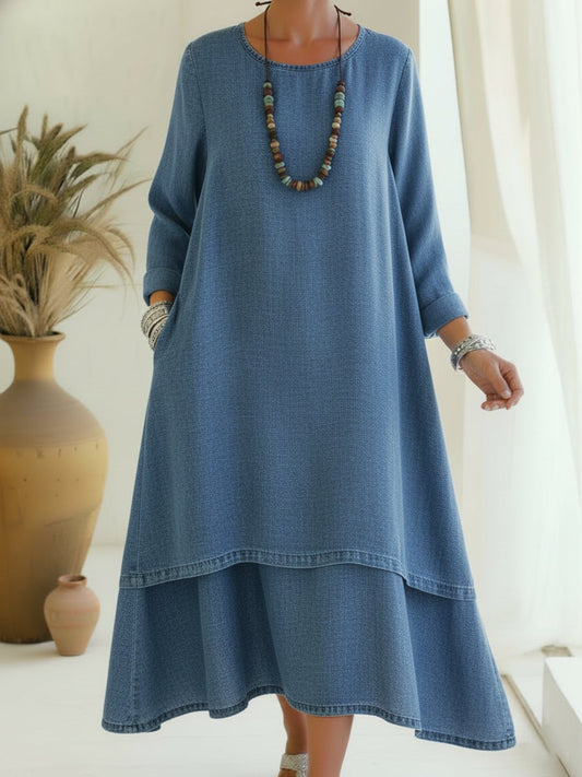 Robe Gioia Ourlet Double