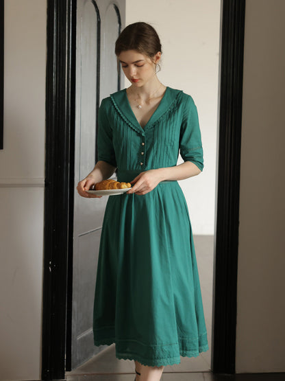 Robe Midi Verde smeraldo