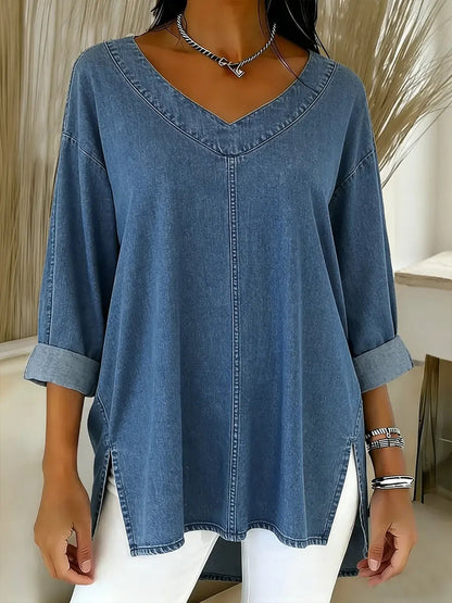 Maille en Denim Décontracté