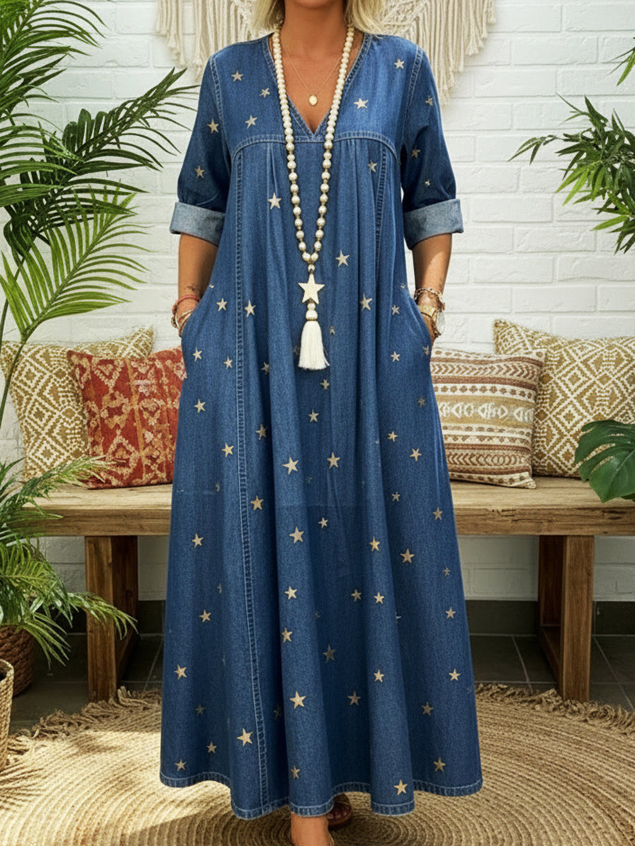 Robe Denim Stelle