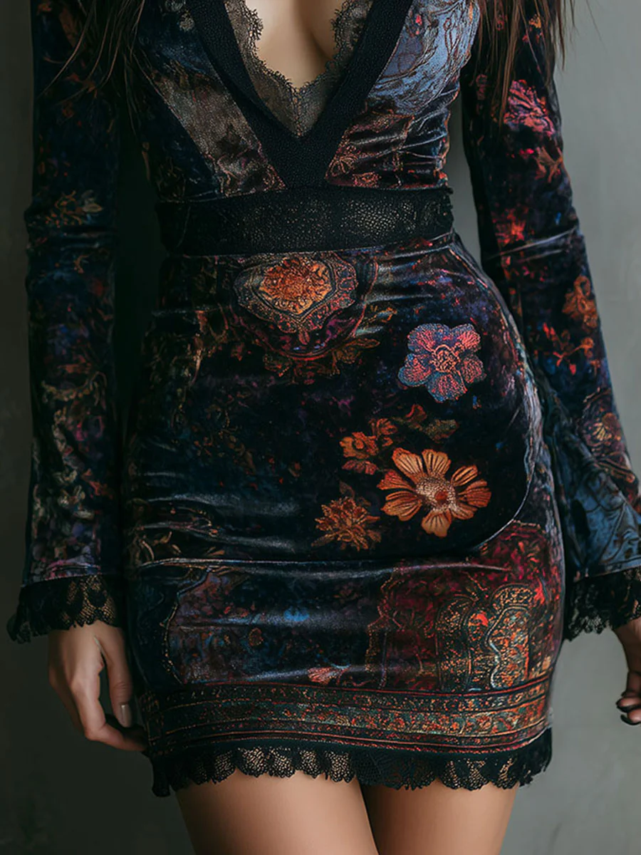 Mini Robe Velours