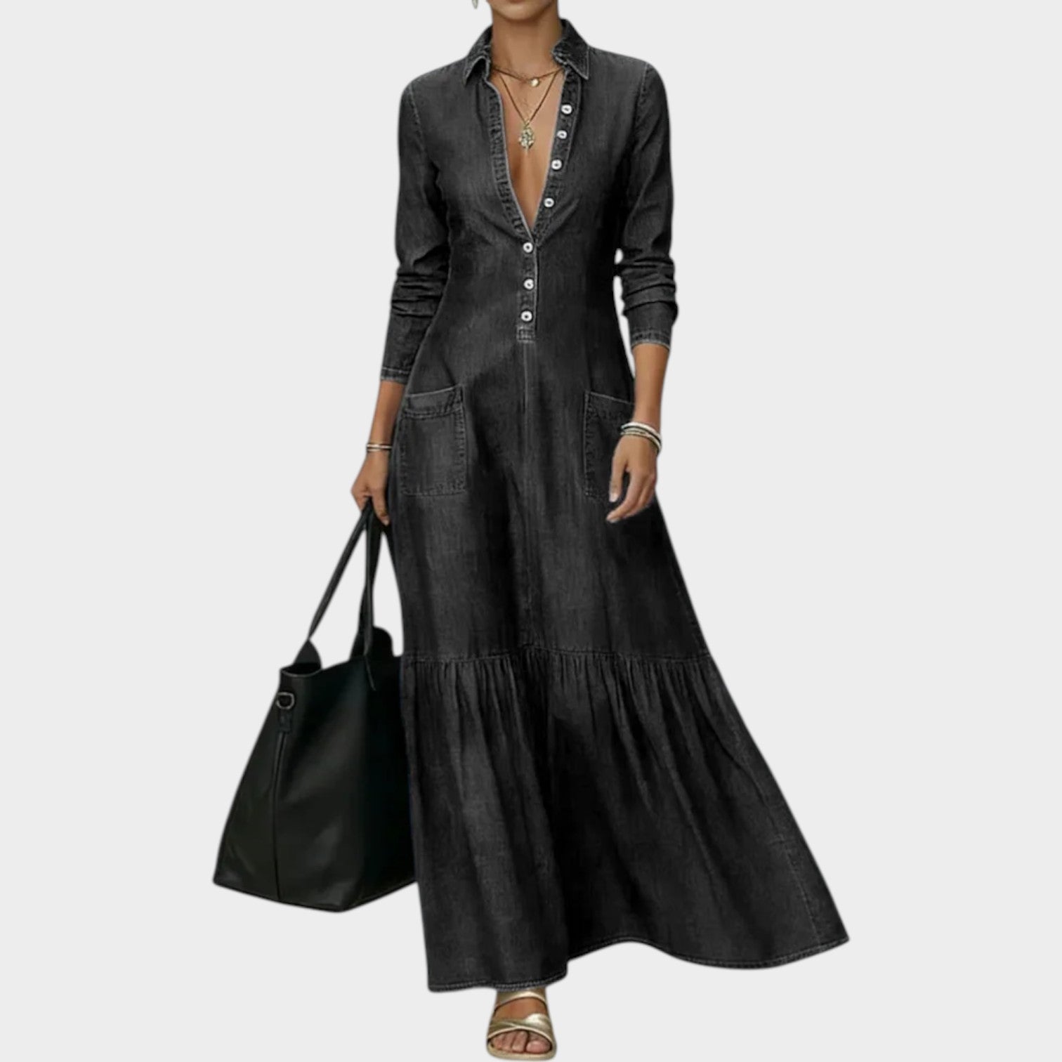 Robe Amanda en Denim