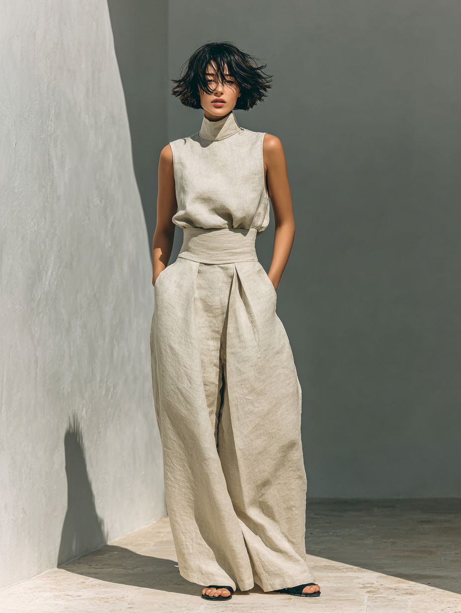 Ensemble Orsola en Lin et Coton