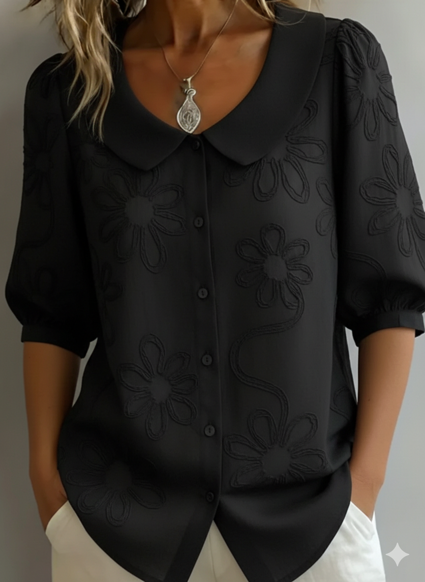 Chemise Vintage Col Peter Pan