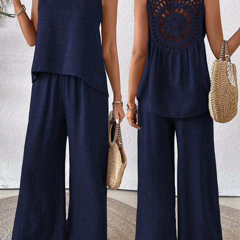 Ensemble Klaren en Coton misto Lin