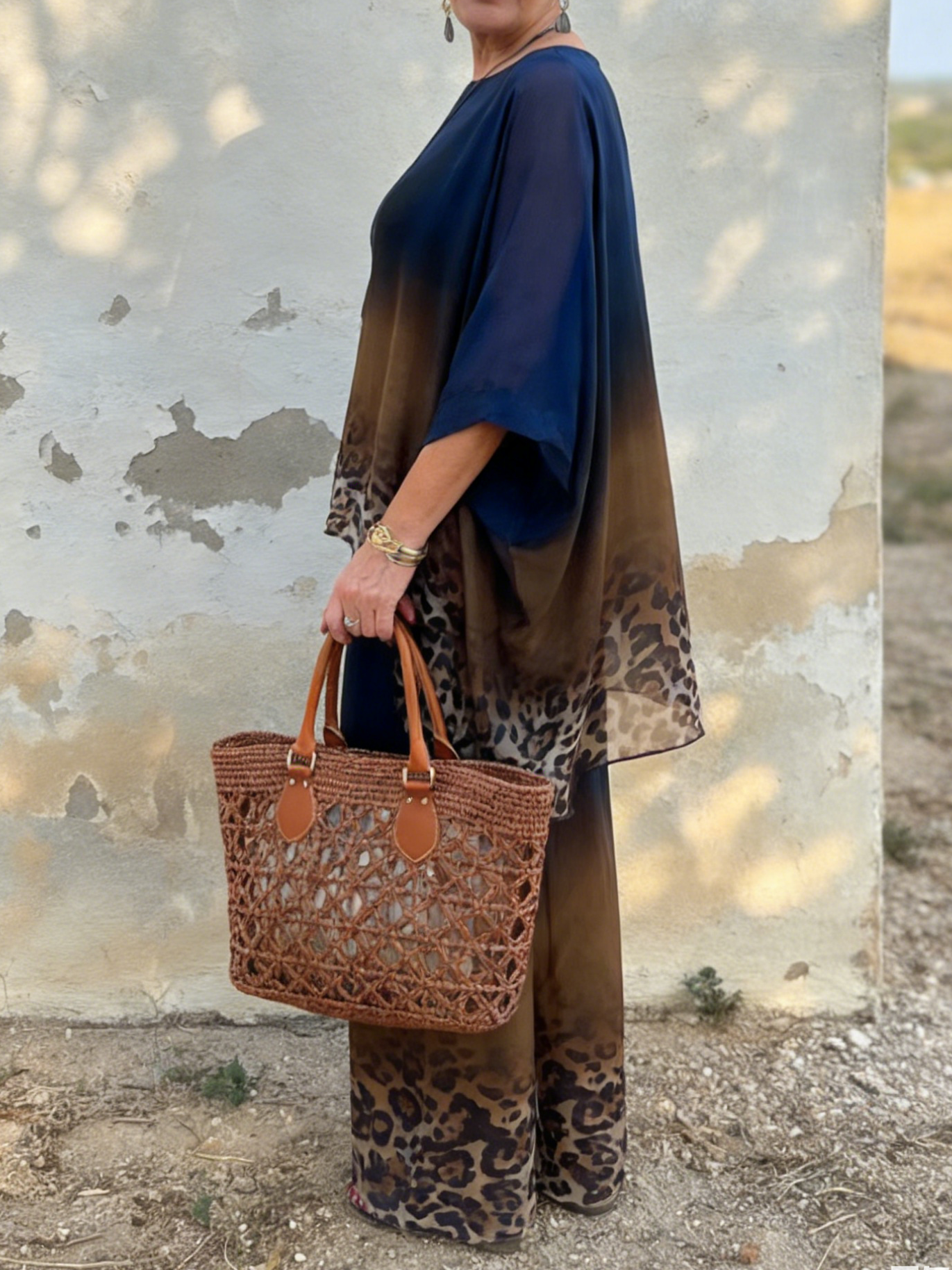 Ensemble Leopard Décontracté