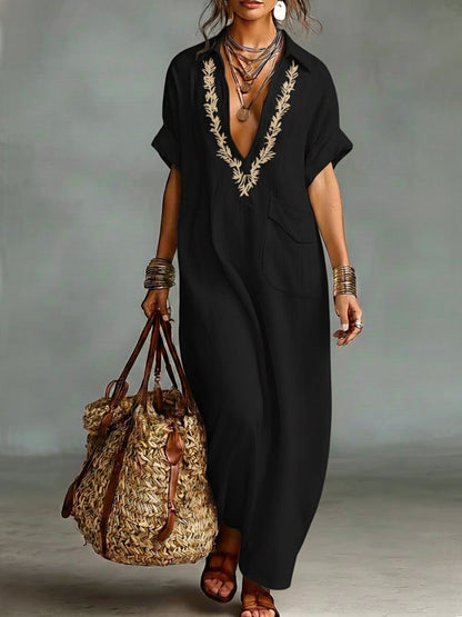 Robe Mira En Coton et Lin