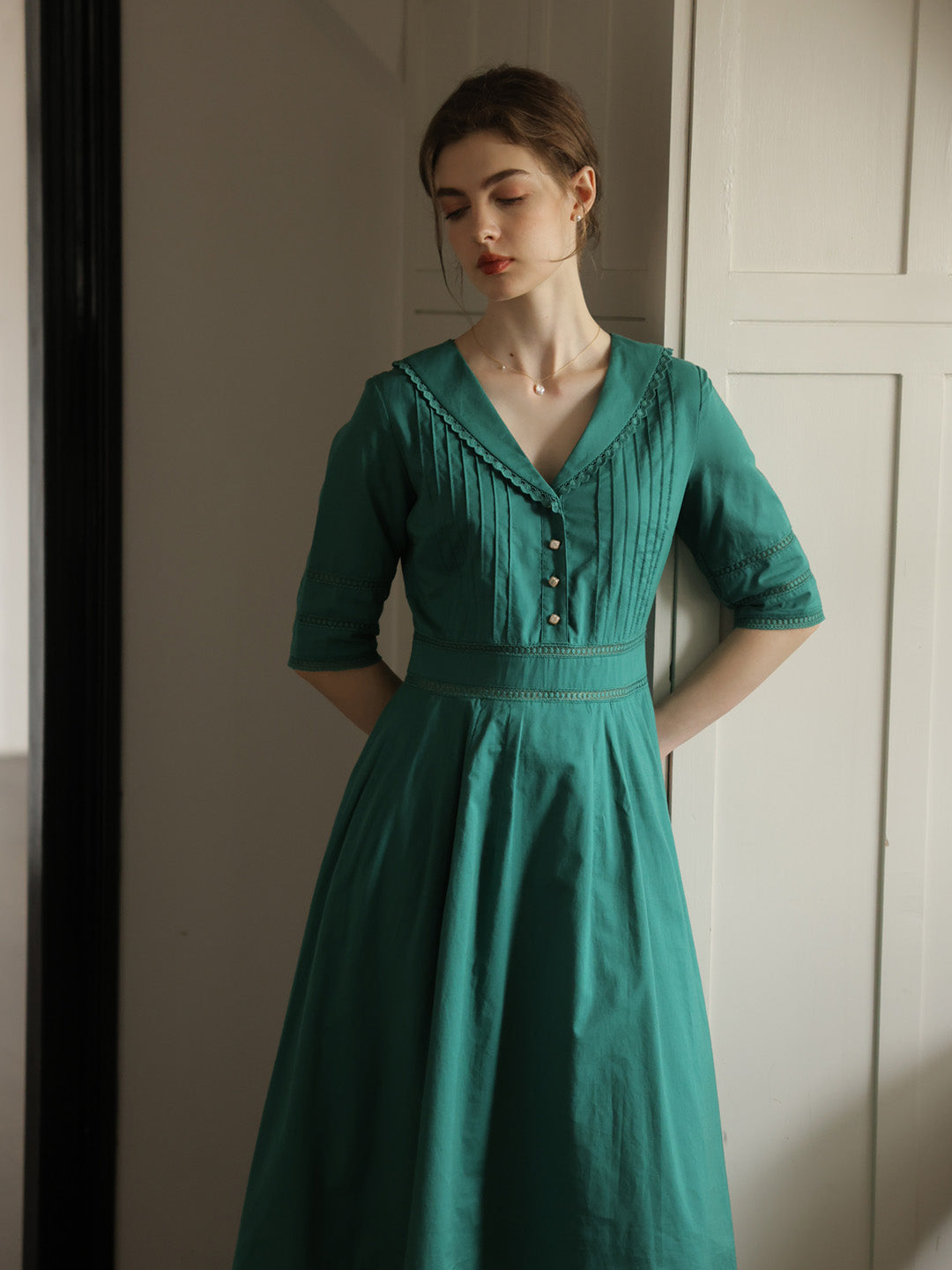 Robe Midi Verde smeraldo